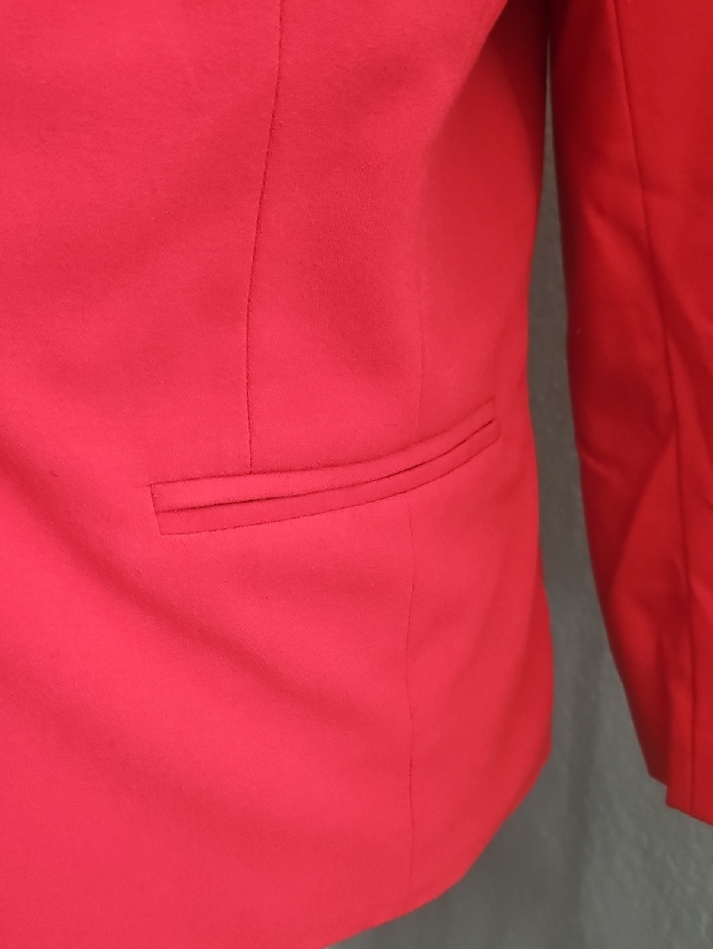 Kensie Women's Red Single-Button Blazer Size Large - Picture 2 of 6